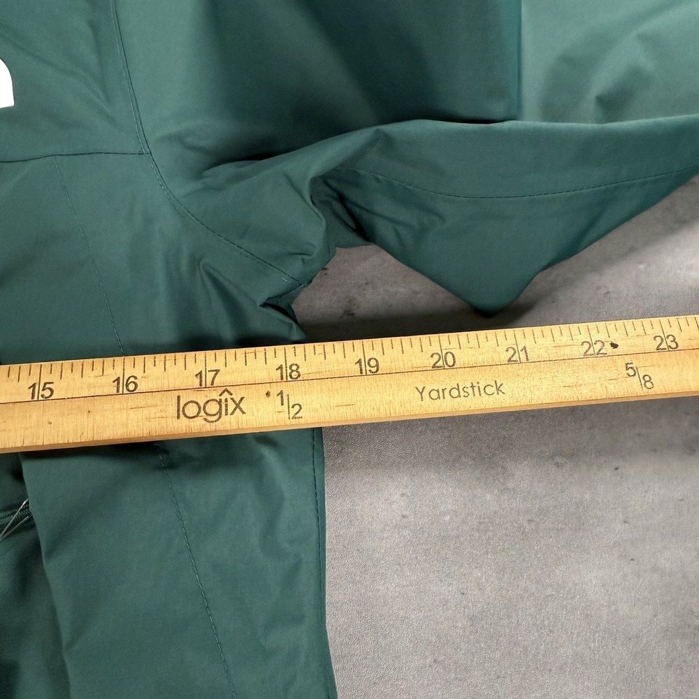 North Face Antora Rain Parka Jacket‎ XS Nori Green Dark Dryvent Zip Hooded Coat - Picture 6 of 13